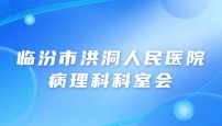 临汾市洪洞人民医院病理科科室会